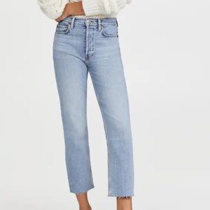 70s High Rise Comfort Stretch Stove Pipe Jeans